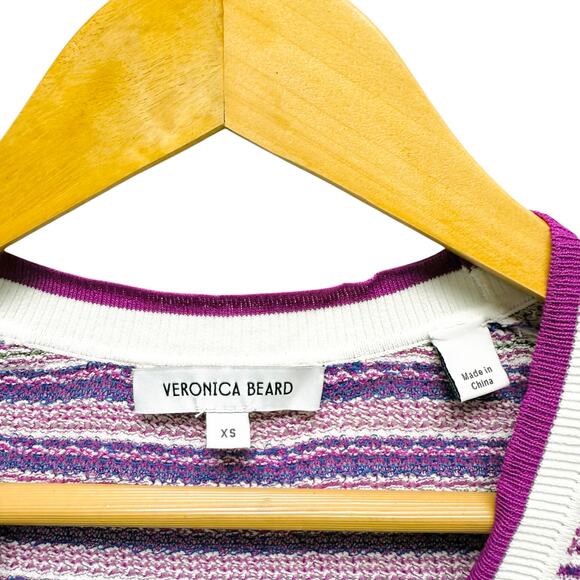 Veronica Beard Varia Striped Knit‎ Cardigan and Nabella Tank Set Size XS - Picture 6 of 16